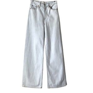 Levi’s Premium Jeans Women’s Size 26 Blue Ribcage Wide Leg Super High Rise Rigid
